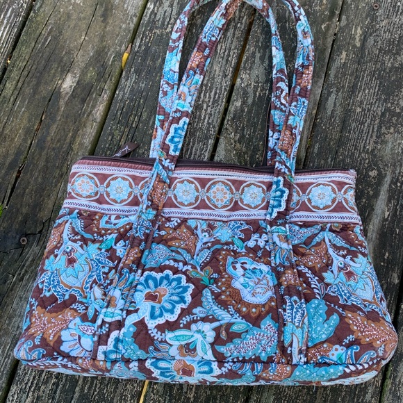 Vera Bradley Bags Vera Bradley Bag In Java Blue Pattern Poshmark